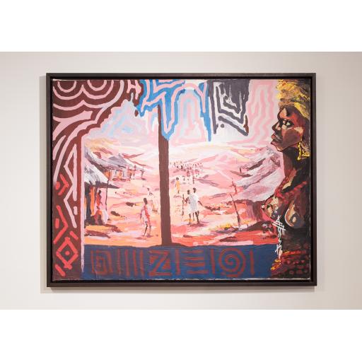 Expectation - African Oil Painting