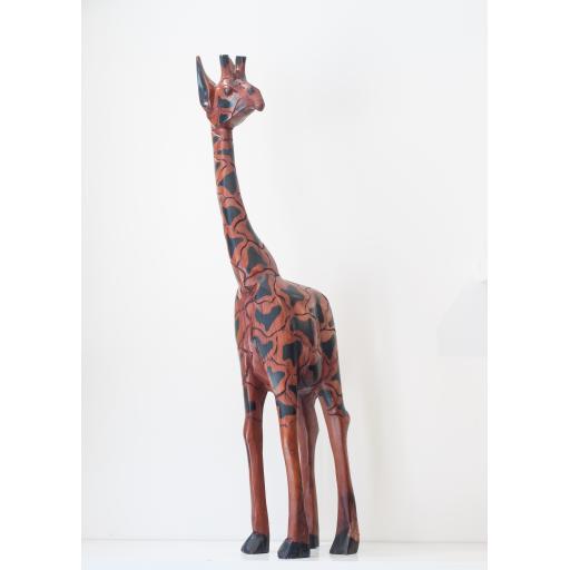 Giraffe - African Teak Wood Carving